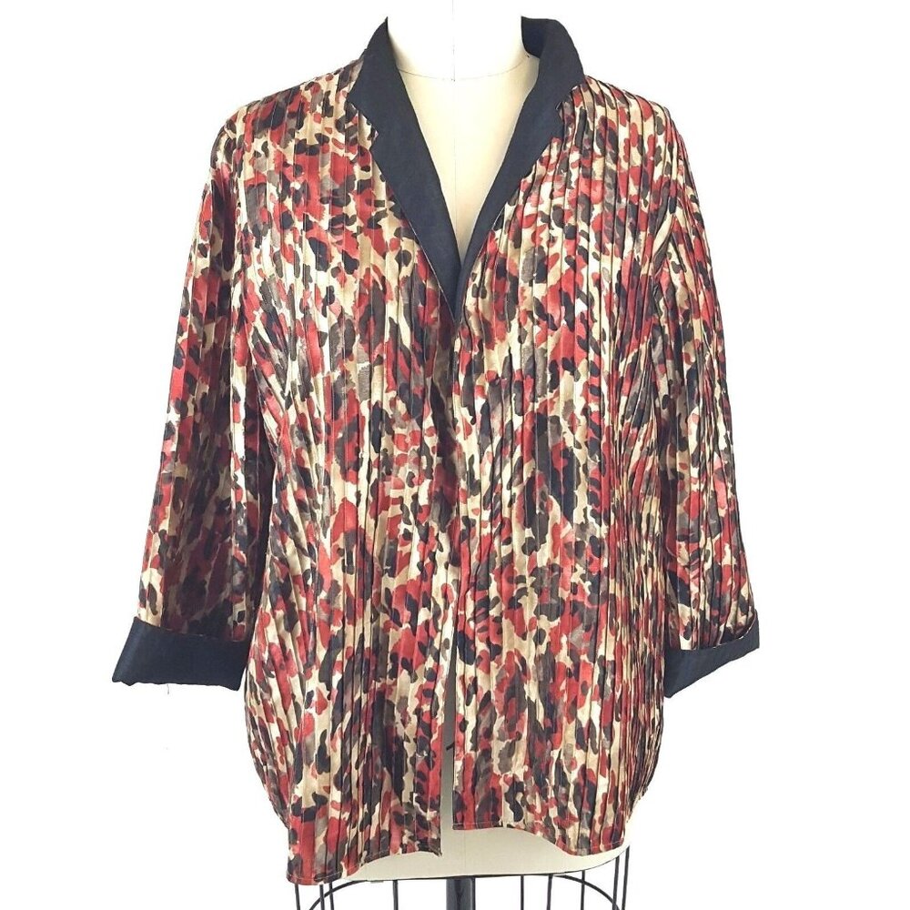 J by Jones New York Open Front Reversible Jacket